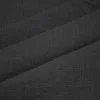 Stonewashed Linen Fabric (Slub Texture) Black