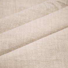 Stonewashed Linnen Stof (Slubtextuur) Licht Beige