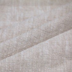Stonewashed Linnen Stof (Slubtextuur) Naturel Melange