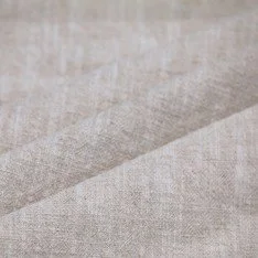 Stonewashed Linen Fabric (Slub Texture) Natural Melange