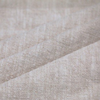 Tissu Lin Stonewashed (Texture Slub) Naturel Melange