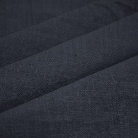 Stonewashed Leinenstoff (Slub Struktur) Marine