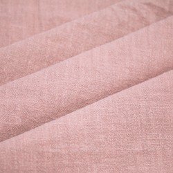 Tissu Lin Stonewashed (Texture Slub) Nude Rose
