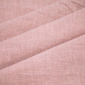 Stonewashed Leinenstoff (Slub Struktur) Nude Rosa