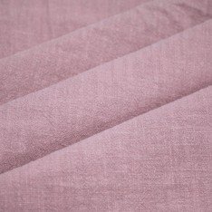 Stonewashed Linnen Stof (Slubtextuur) Oud Roze