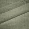 Tessuto Di Lino Stone Washed (Struttura Slub) Oliva