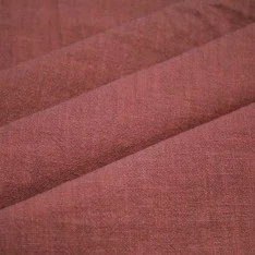 Stonewashed Linen Fabric (Slub Texture) Rust