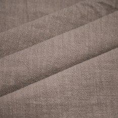Stonewashed Leinenstoff (Slub Struktur) Taupe