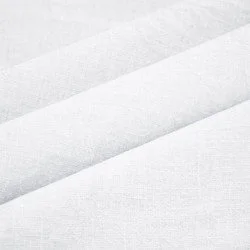 Stonewashed Leinenstoff (Slub Struktur) Weiß
