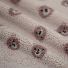 Lieve Beren Teddy Stof Licht Beige Lieve Beren Teddy Stof Licht Beige
