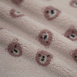 Søde Bjørne Teddy Stof Lys Beige