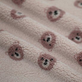 Søde Bjørne Teddy Stof Lys Beige