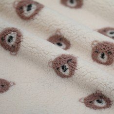 Lieve Beren Teddy Stof Naturel