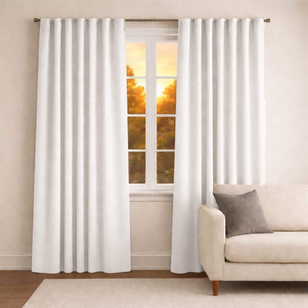 Curtain Fabric (Blackout) Ecru