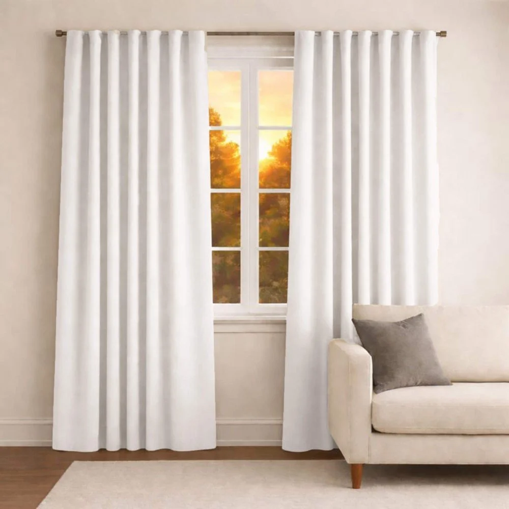 Curtain Fabric (Blackout) Ecru Curtain Fabric (Blackout) Ecru