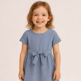 Vasket Bomuld Stof Lys Jeans