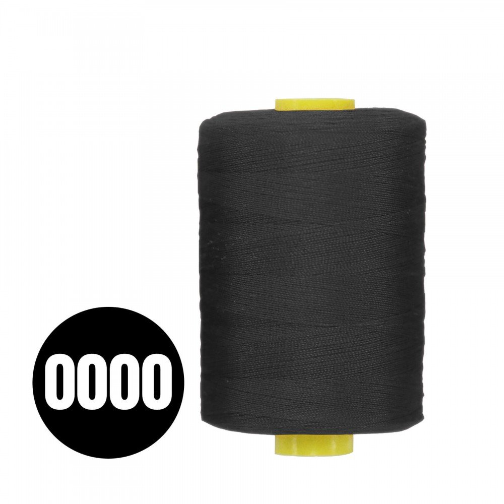 Fils à Coudre Atelier Épaisseur 120 Noir 1000M (0000) Fils à Coudre Atelier Épaisseur 120 Noir 1000M (0000)