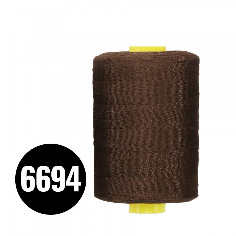 Fils à Coudre Atelier Épaisseur 120 Brun 1000M (6694)