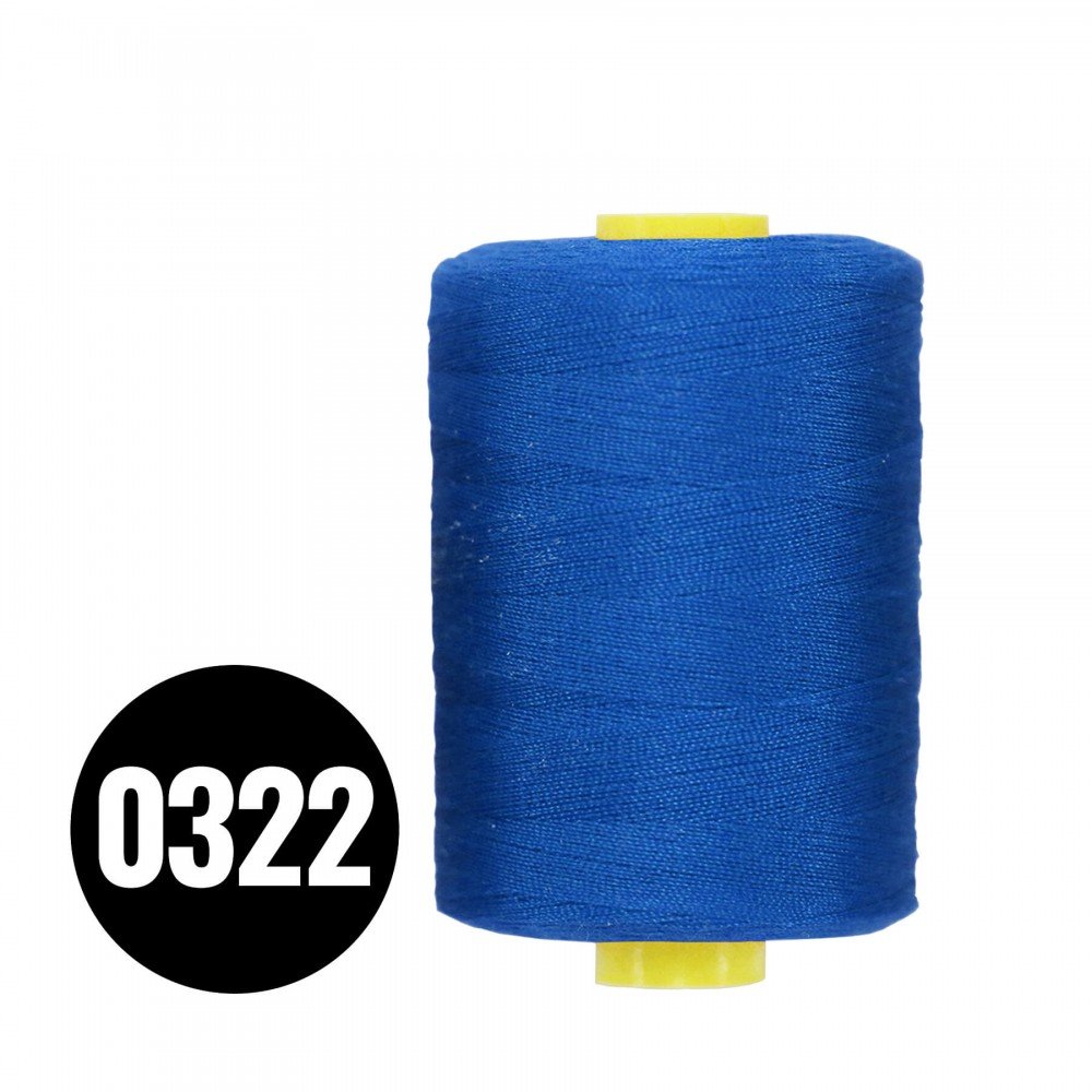 Fils à Coudre Atelier Épaisseur 120 Cobalt Bleu 1000M (0322) Fils à Coudre Atelier Épaisseur 120 Cobalt Bleu 1000M (0322)