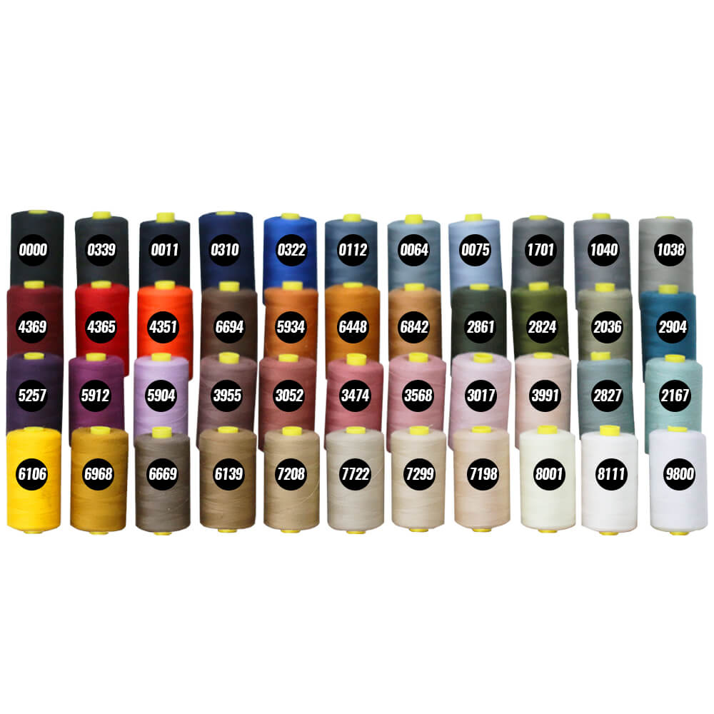 Fils à Coudre Atelier Épaisseur 120 Paquet 10 Couleurs x 1 Pièce Fils à Coudre Atelier Épaisseur 120 Paquet 10 Couleurs x 1 Pièce