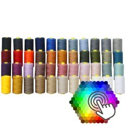 Atelier Sewing Thread Thickness 120 Package 10 Colors x 1 Piece