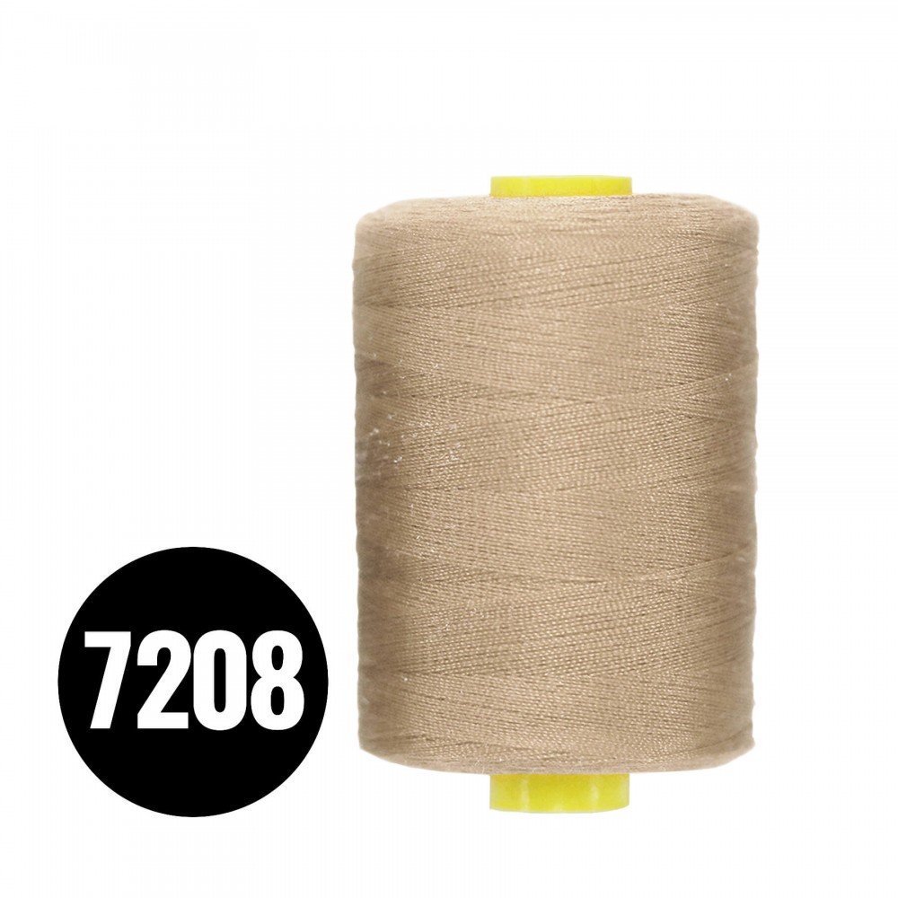Fils à Coudre Atelier Épaisseur 120 Beige Foncé 1000M (7208) Fils à Coudre Atelier Épaisseur 120 Beige Foncé 1000M (7208)