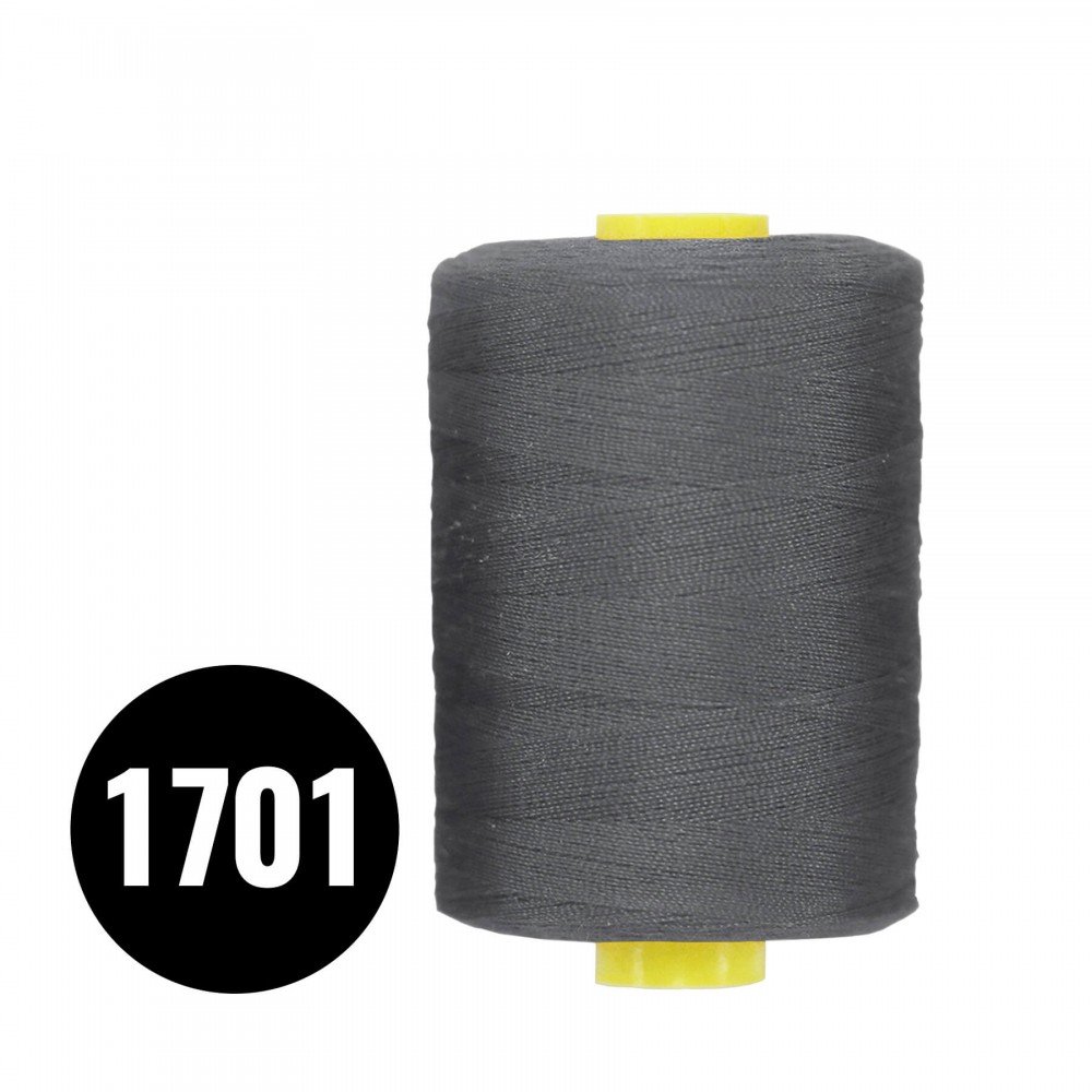 Fils à Coudre Atelier Épaisseur 120 Gris Foncé 1000M (1701) Fils à Coudre Atelier Épaisseur 120 Gris Foncé 1000M (1701)