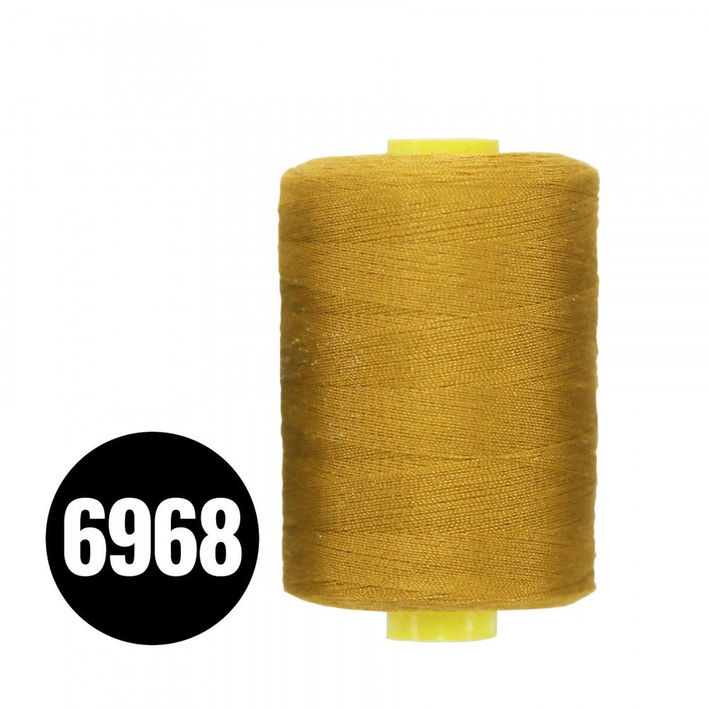 Fils à Coudre Atelier Épaisseur 120 Moutarde 1000M (6968) Fils à Coudre Atelier Épaisseur 120 Moutarde 1000M (6968)