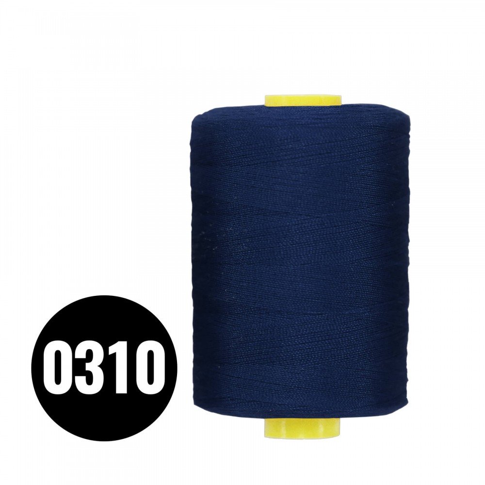 Fils à Coudre Atelier Épaisseur 120 Marine 1000M (0310) Fils à Coudre Atelier Épaisseur 120 Marine 1000M (0310)