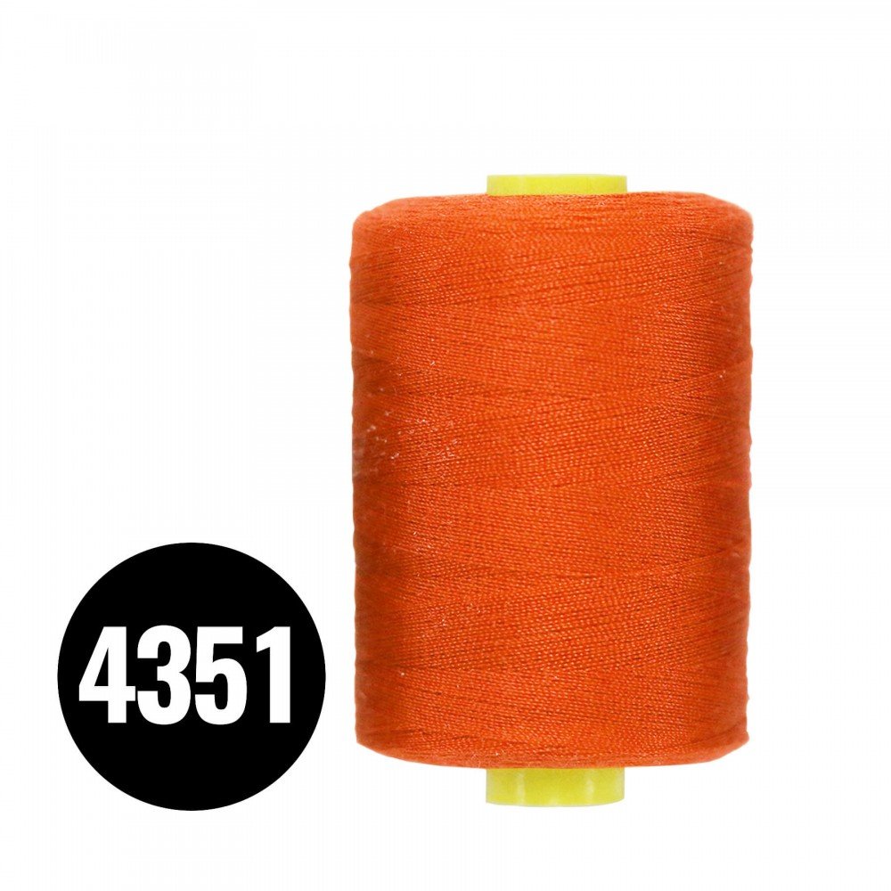 Fils à Coudre Atelier Épaisseur 120 Orange 1000M (4351)