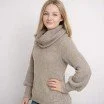 Big Knit Stof Donker Beige Big Knit Stof Donker Beige - (Decoratiestoffen)