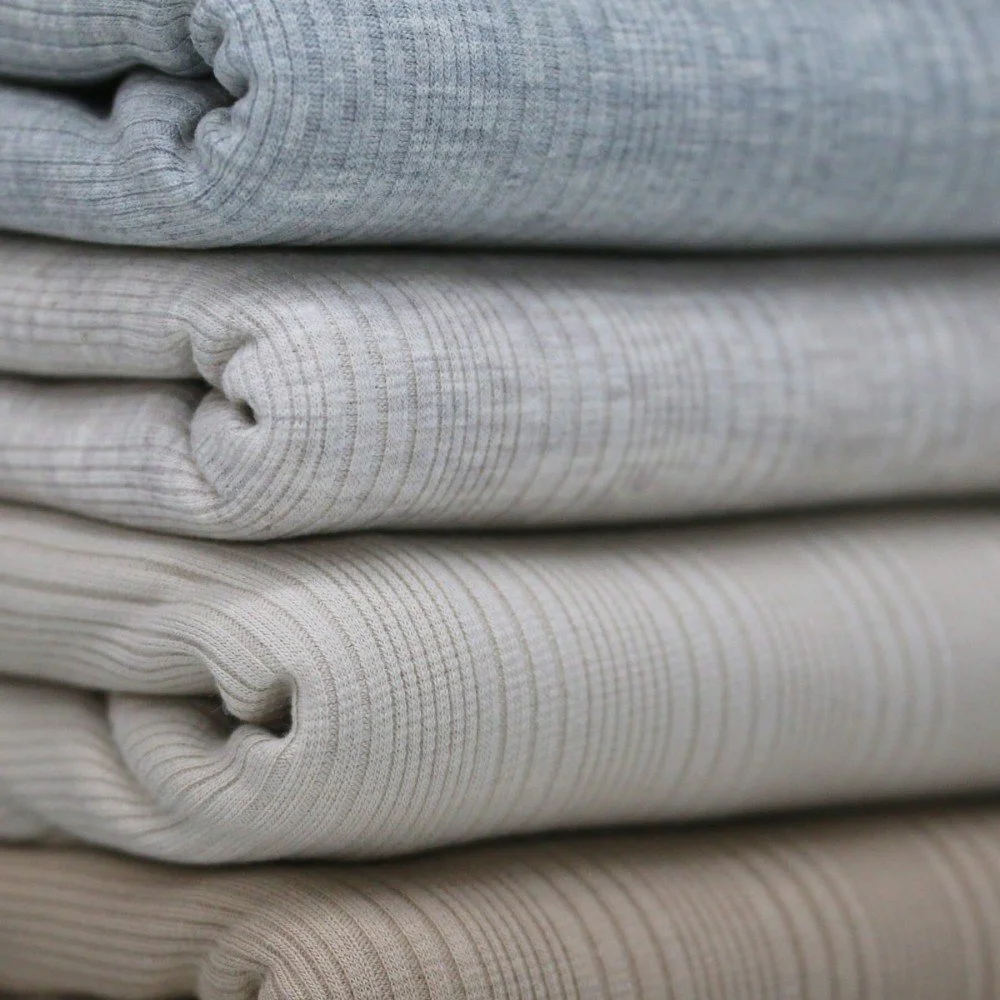 Irregular Rib Jersey Fabric Olive Irregular Rib Jersey Fabric Olive - (Jersey Fabrics)