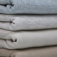 Uregelmæssig Rib Jersey Strikstof Uregelmæssig Rib Jersey Strikstof