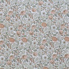 Jersey Katoen Digitale Print - Madeliefjesveld Cacao