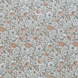 Baumwolljersey Digital - Gänseblümchenfeld Kakao