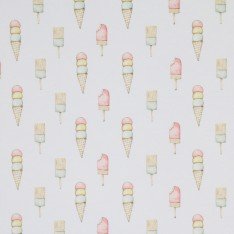 Jersey Di Cotone Stampa Digitale - Gelato Pastello