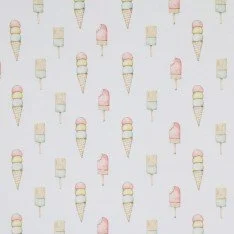 Jersey Di Cotone Stampa Digitale - Gelato Pastello Jersey Di Cotone Stampa Digitale - Gelato Pastello