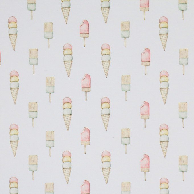 Jersey Katoen Digitale Print - Pastel Ijsje Jersey Katoen Digitale Print - Pastel Ijsje - (Jersey Katoen Digitale Print)