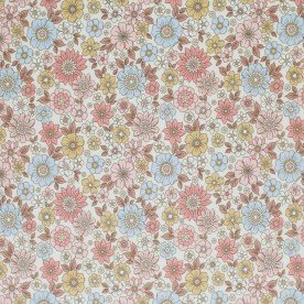 Jersey Coton Impression Numérique - Fleur Étoile De Printemps