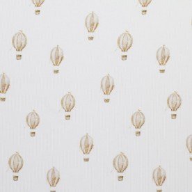 Rippstrick Jersey Stoff - Heißluftballon