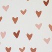 Rippstrick Jersey Stoff - Große Herzen Beige Rippstrick Jersey Stoff - Große Herzen Beige - (Jersey Stoffe)