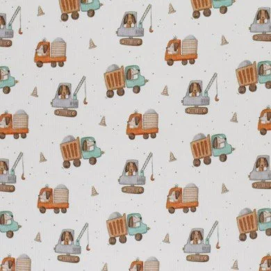 Rib Jersey Strikstof - Hunde På Arbejde