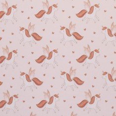 Rib Jersey Stof - Vliegende Eenhoorn