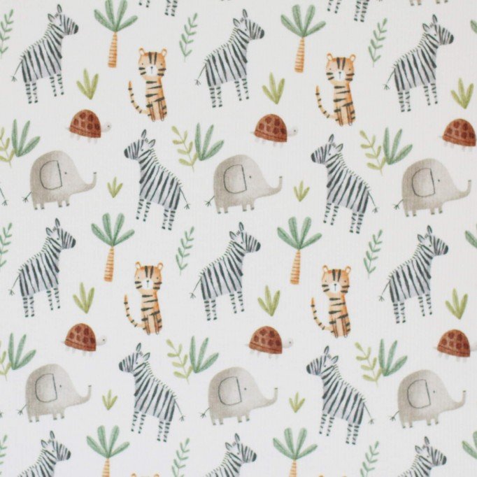 Rippstrick Jersey Stoff - Safari - (Jersey Stoffe)