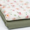 Rib Knit Jersey Fabric - Watercolor Flower Rib Knit Jersey Fabric - Watercolor Flower - (Jersey Fabrics)