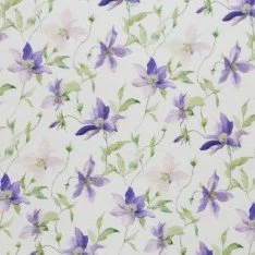 Dzianina Bambusowy Jersey Druk Cyfrowy - Gwiaździste Kwiaty Kremowy Liliowy Dzianina Bambusowy Jersey Druk Cyfrowy - Gwiaździste Kwiaty Kremowy Liliowy