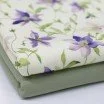 Digitale Print Bamboe Jersey - Sterbloem Crème Lila Digitale Print Bamboe Jersey - Sterbloem Crème Lila - (Tricot Jersey Bedrukt)