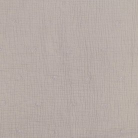 Tkanina Muślin Haftowany - Kokardka Jasnobeżowy