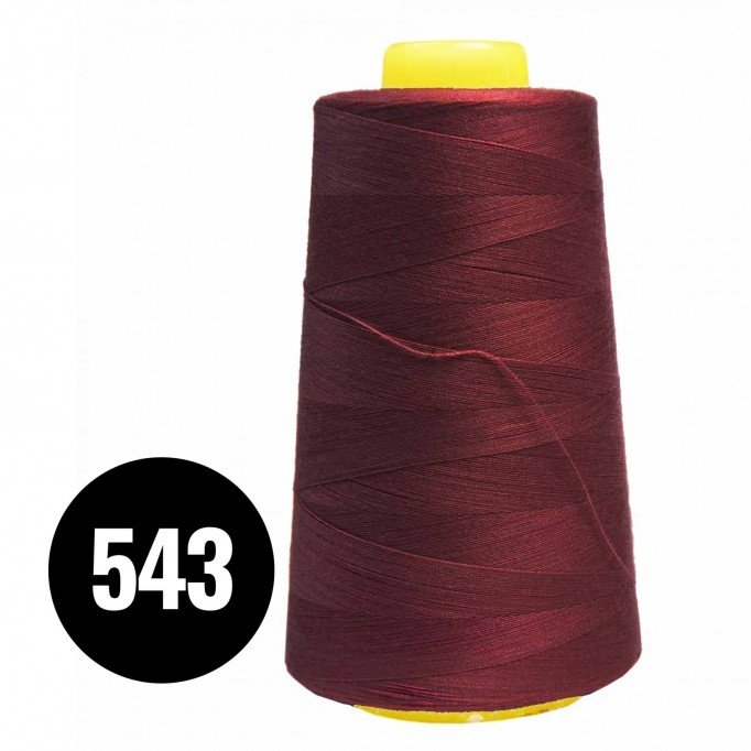 Overlock Tråd Bordeaux (543) - (Sytråd)