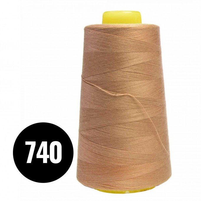 Overlock Thread Camel (740) - (Sewing Threads)